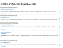 Tablet Screenshot of erectile-dysfunction-causes-alcohol.blogspot.com