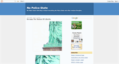 Desktop Screenshot of nopolicestate.blogspot.com