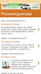 Mobile Screenshot of pocaverguenzas.blogspot.com