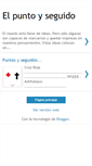 Mobile Screenshot of elpuntoyseguido.blogspot.com