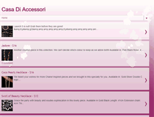 Tablet Screenshot of casadiaccessori.blogspot.com