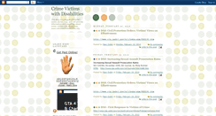 Desktop Screenshot of crimevictimswithdisabilities.blogspot.com