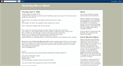 Desktop Screenshot of northbaymaven.blogspot.com