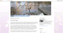 Desktop Screenshot of linnea-joyfulstrength.blogspot.com
