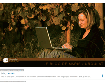 Tablet Screenshot of le-blog-de-marie-uroulat.blogspot.com