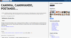 Desktop Screenshot of caminhapoetando.blogspot.com