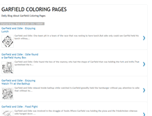 Tablet Screenshot of garfieldcoloringpages.blogspot.com
