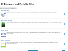 Tablet Screenshot of freewareandportablefiles.blogspot.com