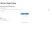 Tablet Screenshot of denisehughesblog.blogspot.com