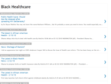 Tablet Screenshot of blackhealthcare.blogspot.com