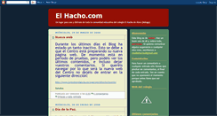 Desktop Screenshot of colegioelhacho.blogspot.com