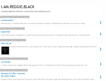 Tablet Screenshot of iamreggieblack.blogspot.com