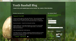 Desktop Screenshot of mykidsbaseballblog.blogspot.com