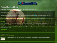 Tablet Screenshot of mykidsbaseballblog.blogspot.com