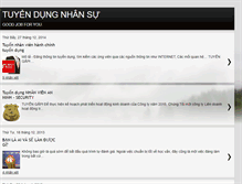 Tablet Screenshot of mytuyendung.blogspot.com