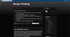 Desktop Screenshot of designthinkingspring2011.blogspot.com