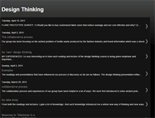 Tablet Screenshot of designthinkingspring2011.blogspot.com