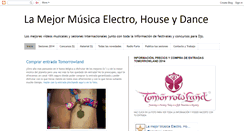 Desktop Screenshot of electrohousemusicspain.blogspot.com