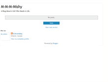 Tablet Screenshot of mmmmishy.blogspot.com