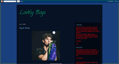 Desktop Screenshot of justlovelyboys.blogspot.com