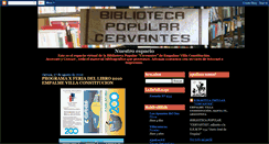 Desktop Screenshot of bibliotecacervantes.blogspot.com