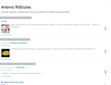 Tablet Screenshot of amores-ridiculos.blogspot.com