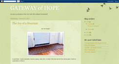 Desktop Screenshot of gatewayofhope.blogspot.com