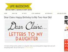 Tablet Screenshot of lifeblessons.blogspot.com