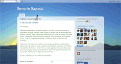 Desktop Screenshot of blogsementesagrada.blogspot.com