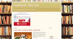 Desktop Screenshot of cookbooktestlab.blogspot.com