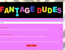 Tablet Screenshot of fantagedudez.blogspot.com