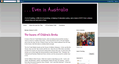 Desktop Screenshot of eveninaustraliakidlit.blogspot.com