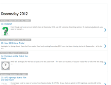 Tablet Screenshot of doomsdayearth.blogspot.com