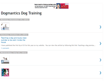 Tablet Screenshot of dogmantics.blogspot.com