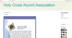 Desktop Screenshot of holycrossalumni.blogspot.com