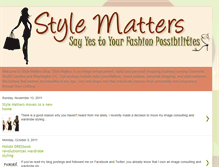 Tablet Screenshot of fashionforstylematters.blogspot.com