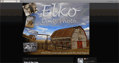 Desktop Screenshot of elkodaily.blogspot.com