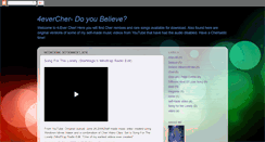 Desktop Screenshot of 4evercher.blogspot.com