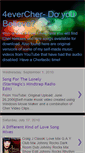 Mobile Screenshot of 4evercher.blogspot.com