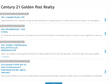 Tablet Screenshot of c21goldenpostrealty.blogspot.com