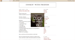 Desktop Screenshot of cookinwithfriends.blogspot.com