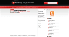 Desktop Screenshot of biologylectures.blogspot.com