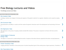 Tablet Screenshot of biologylectures.blogspot.com