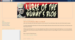 Desktop Screenshot of curseofthemummysblog.blogspot.com