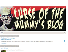 Tablet Screenshot of curseofthemummysblog.blogspot.com