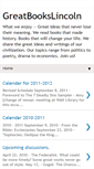 Mobile Screenshot of greatbookslincoln.blogspot.com