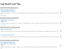 Tablet Screenshot of leg-health.blogspot.com