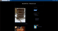 Desktop Screenshot of muertestragicas.blogspot.com