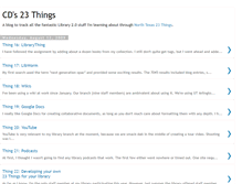 Tablet Screenshot of cds23things.blogspot.com