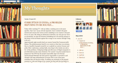 Desktop Screenshot of mythoughtskareenamehta.blogspot.com